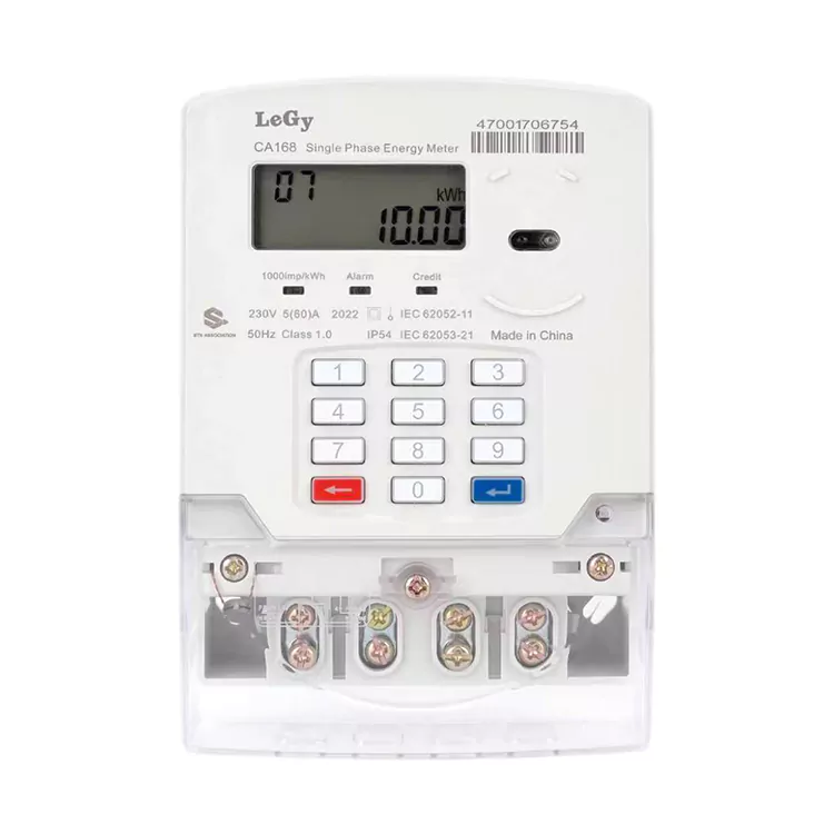 Single Phase STS Token Prepaid Energy